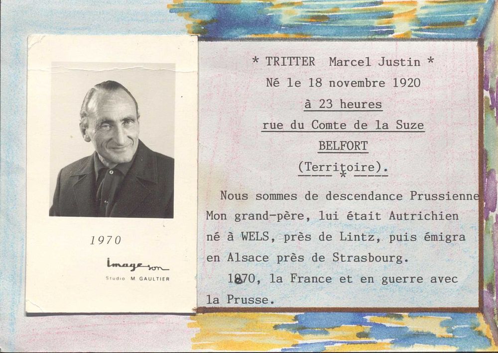 Marcel Tritter (1920-2001) - Biographie