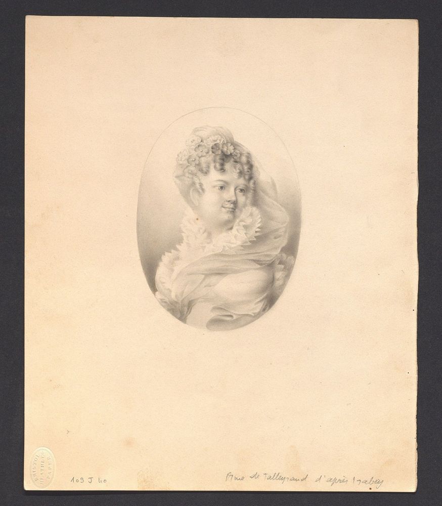 Catherine Worlée, princesse de Bénévent : portraits
