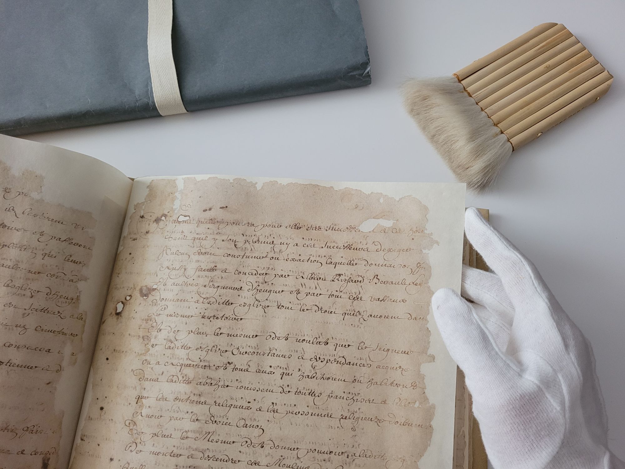 Un registre restauré