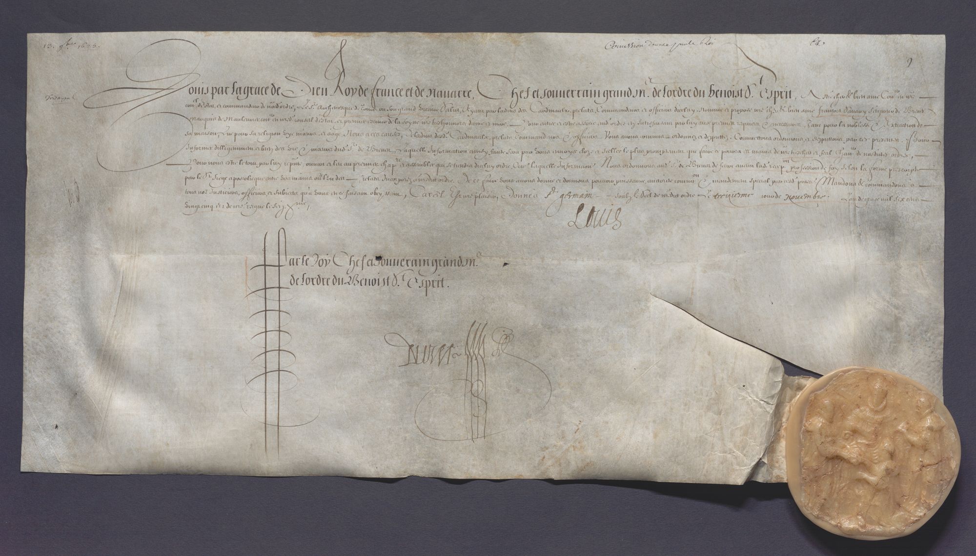 François Savary de Brèves, chevalier de l’ordre du Saint-Esprit 