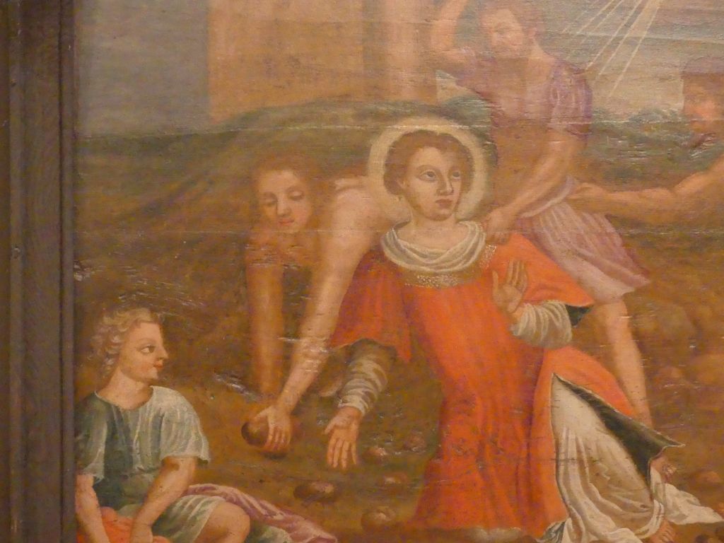 La Lapidation de saint Étienne, église Saint-Etienne de Tendu (2023)