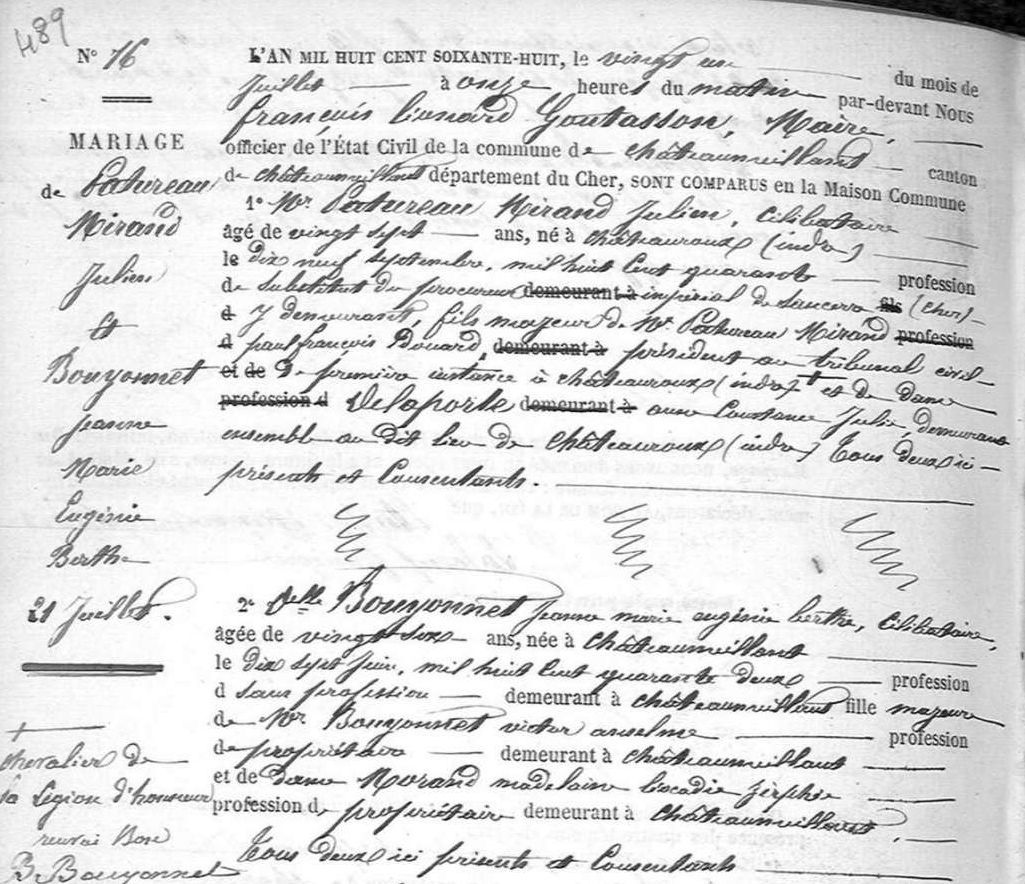 Carnet manquant (1867-1868)