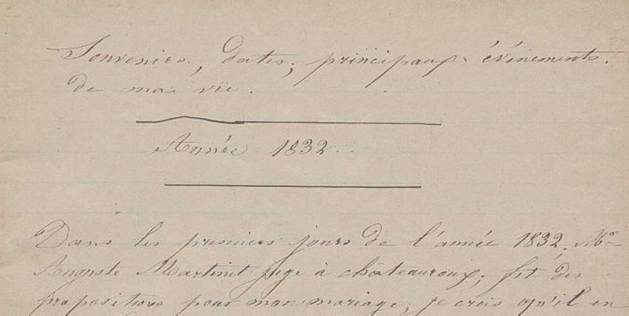 Les carnets d'Anne Constance Julie de la Porte (1814-1892)