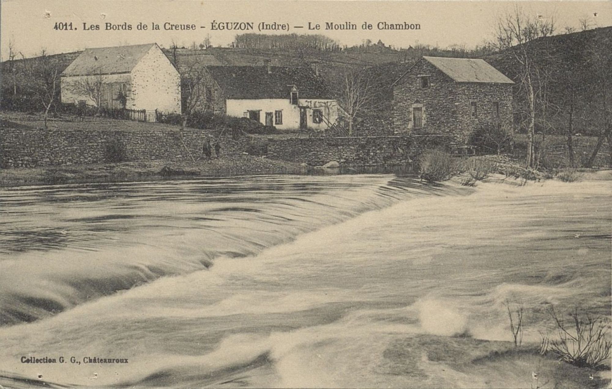 La vallée de la Creuse avant le barrage