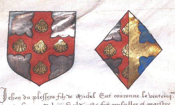 L'armorial de la famille du Plessis
