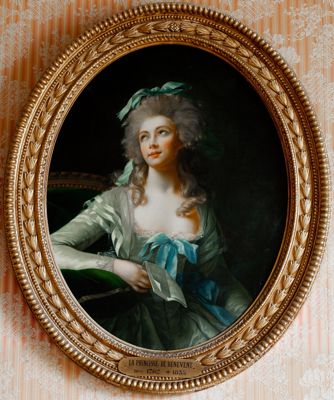 Catherine Worlée, princesse de Bénévent, copie de son portrait par Elisabeth Vigée-Lebrun - Collections du château de Valençay (cliché Château de Valençay - Michel Chassat)