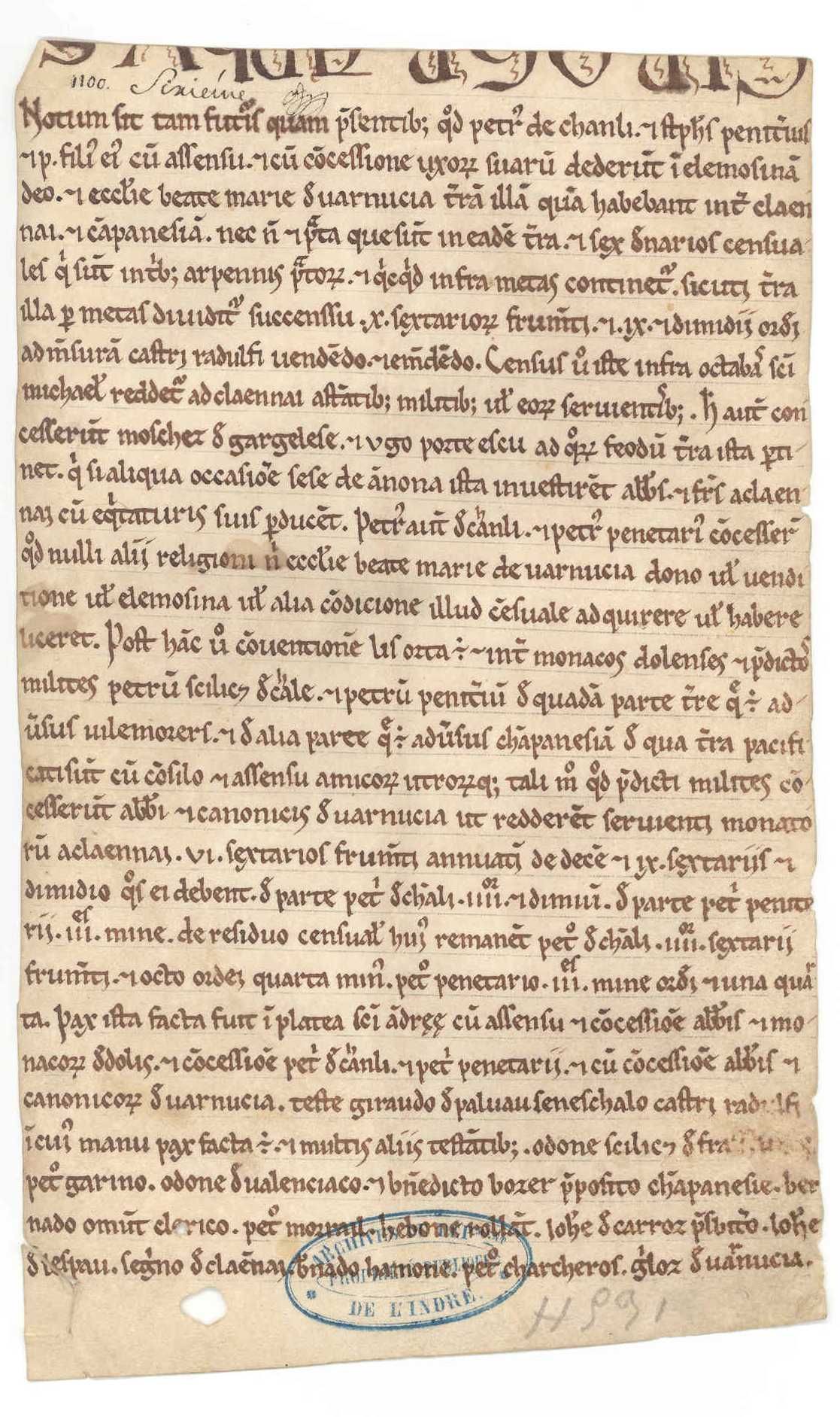 Connaissez-vous le chirographe ?